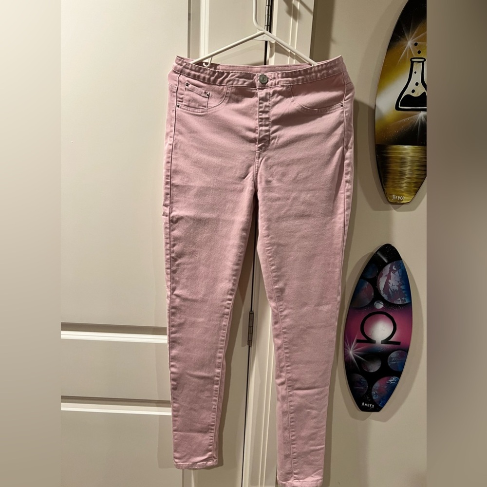 Pink jeans